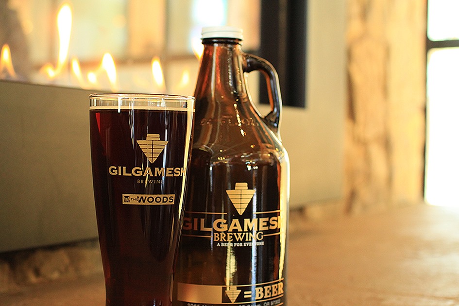 Gilgamesh Brewing stout and growler