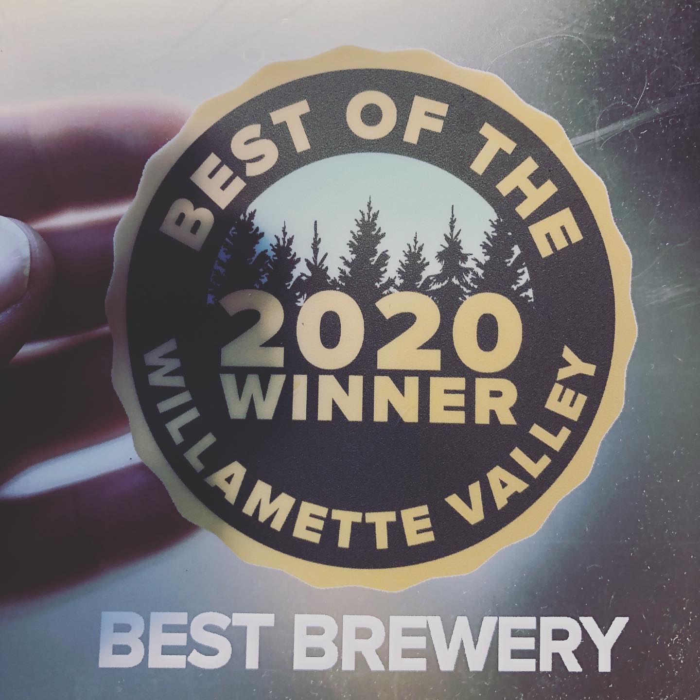 Parallel 45 Brewing Best of the Willamette Valley 2020 winner of Best Brewery