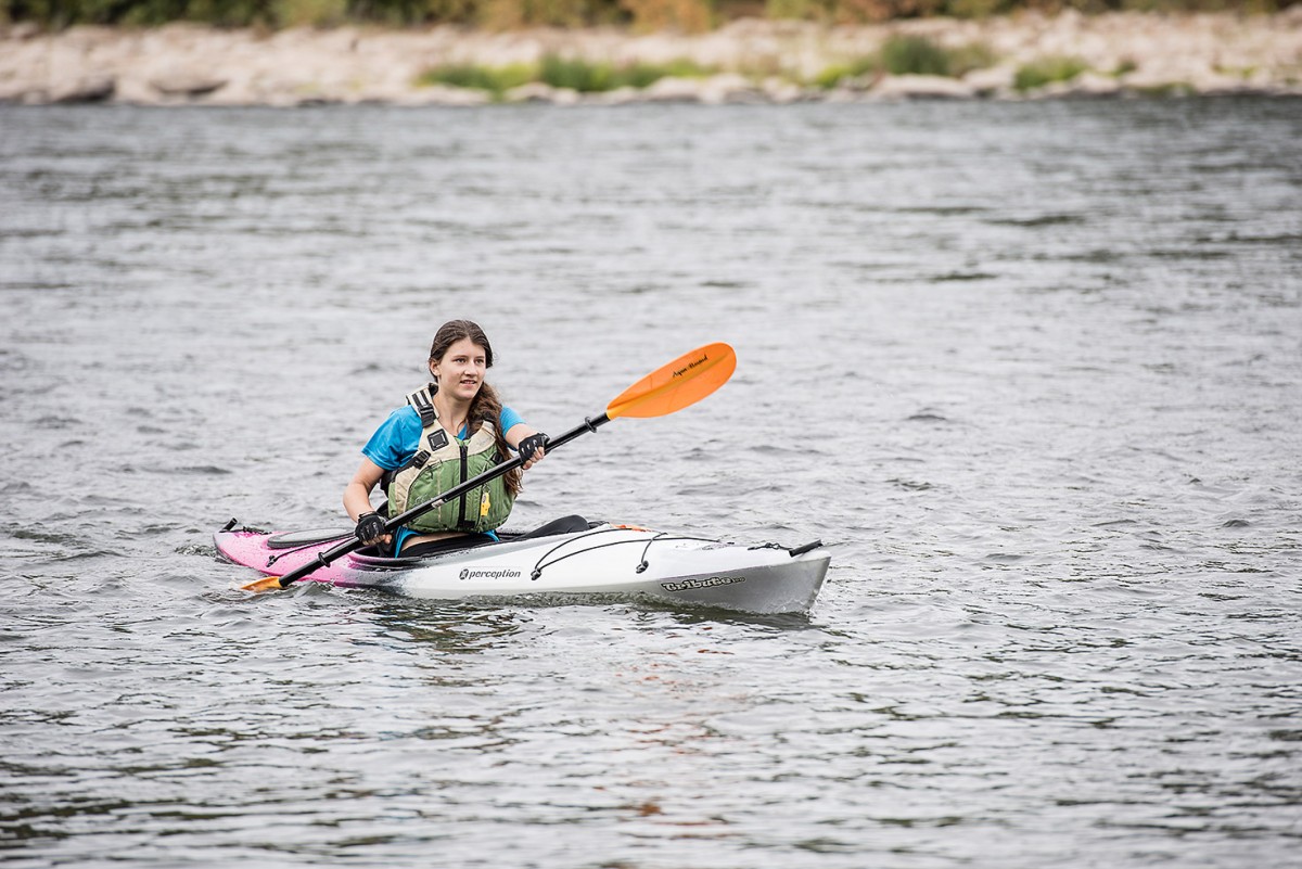 Kayak in the Willamette River