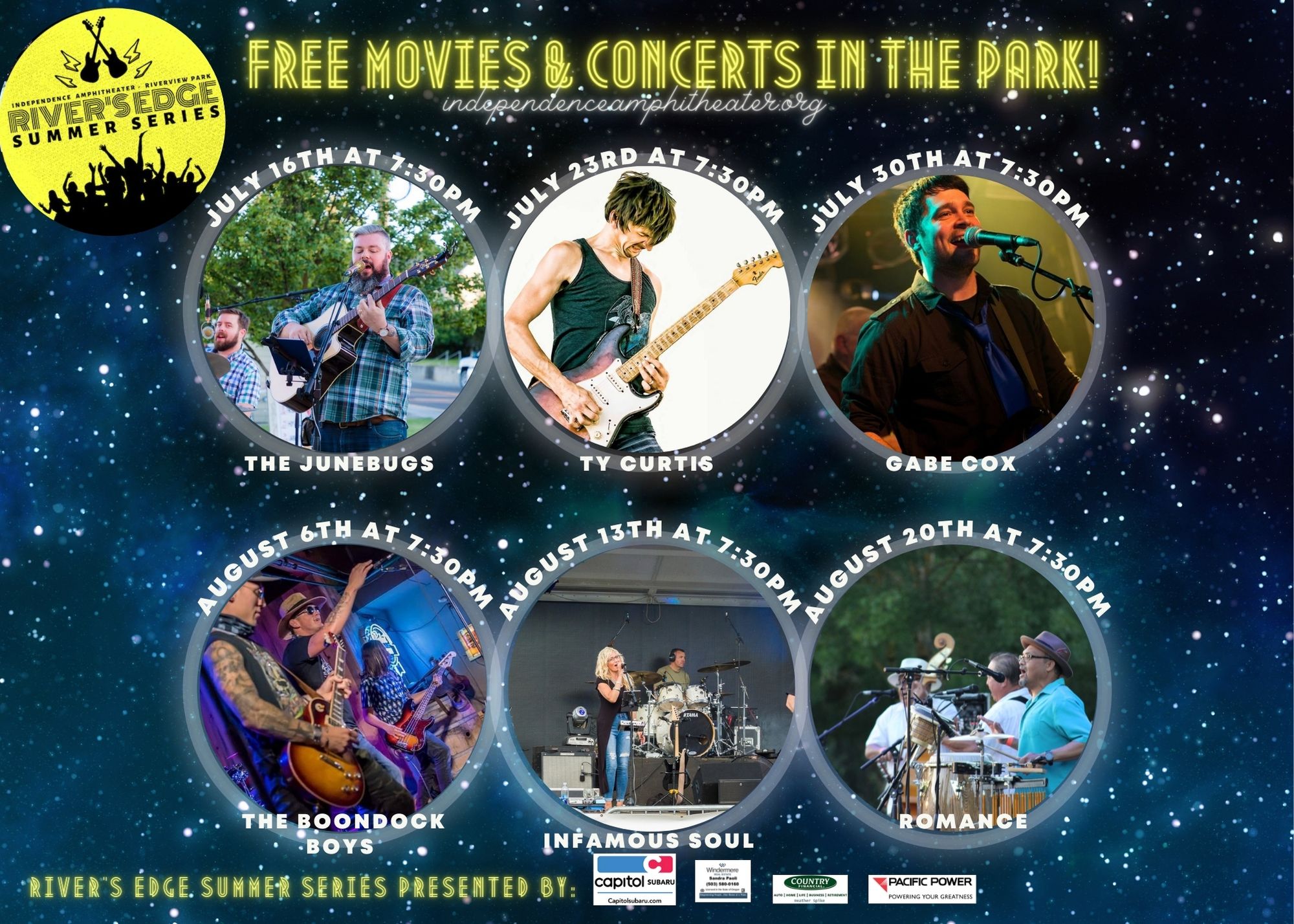 Concerts in the Park Flyer