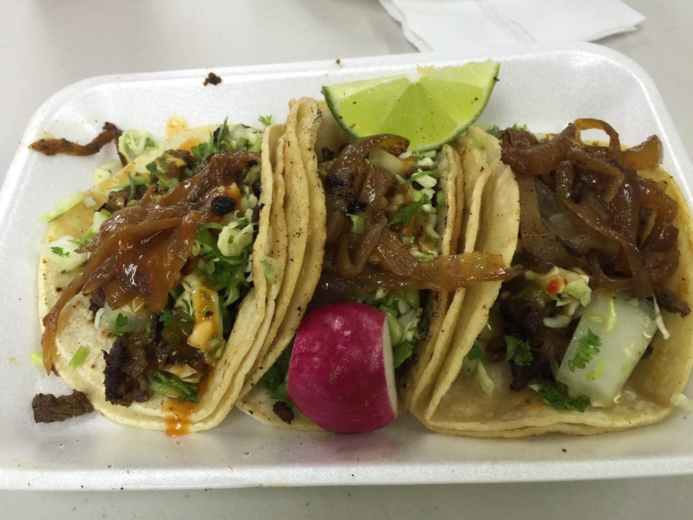 Tacos from Carniceria Mi Casita